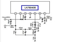 data pin ic vertikal la78040