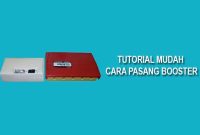 Panduan cara pasang booster tv