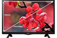 ukuran tv 24 inch berapa cm