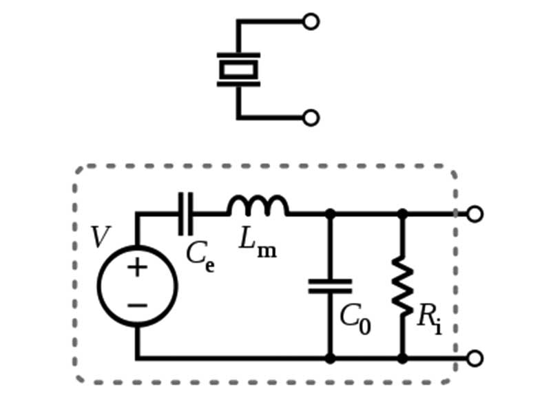 Diagram sirkuit sensor piezoelektrik