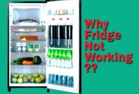 Why fridge not working after moving