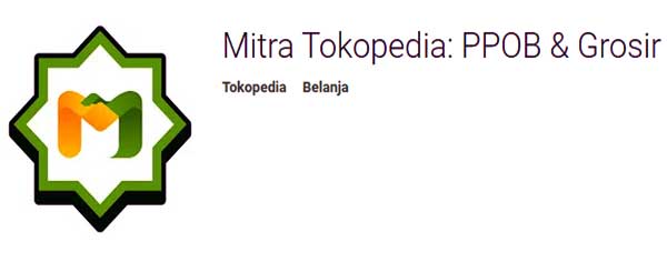 Aplikasi mitra tokopedia