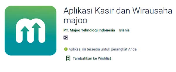 Aplikasi pembukuan toko majoo