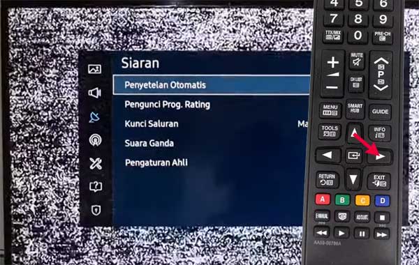 Pilih penyetelan otomatis